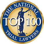 The National Top 100 Trial Lawyers badge